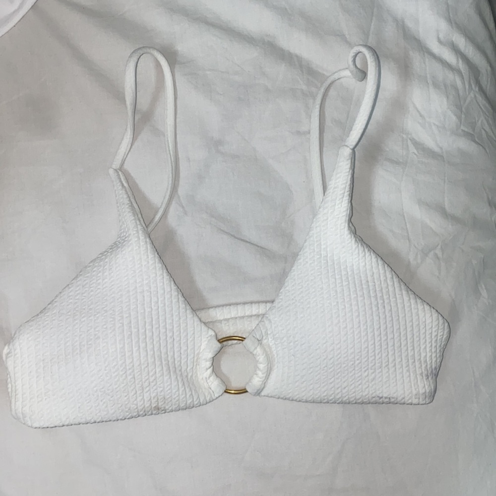White bikini top
